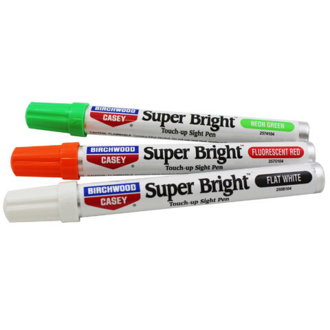 Birchwood Casey Super Bright Touch-Up Sight Pen Kit, Green/Red/White