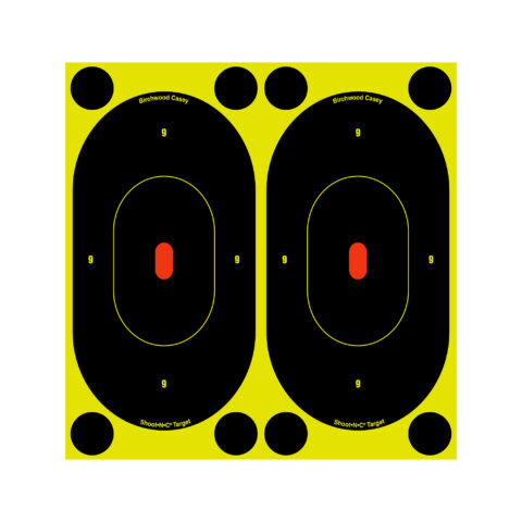 Birchwood Casey Shoot-N-C Oval Target, Size 7, 12 Targets