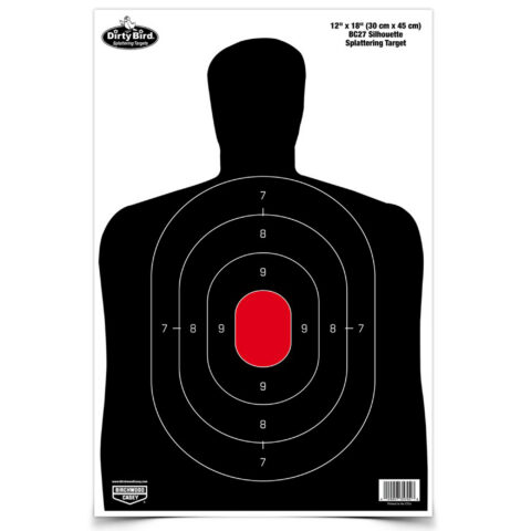 Birchwood Casey Dirty Bird BC-27 Silhouette Target, 12x18, 8 Pack