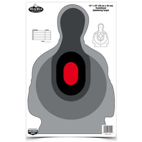 Birchwood Casey Dirty Bird 12x18 Transitional Silhouette Targets, 8 Pack