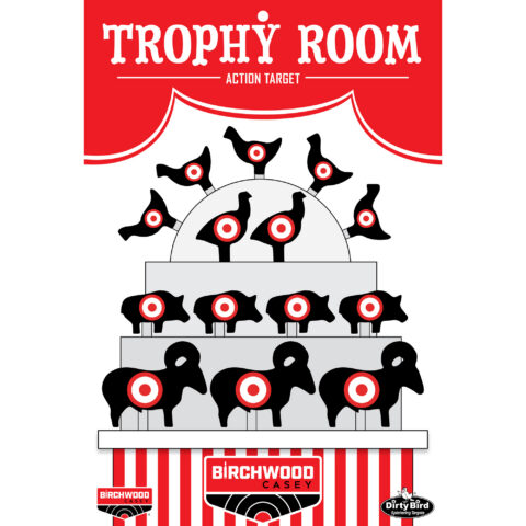 Birchwood Casey Dirty Bird Trophy Room Target 12x18, 6 Pack