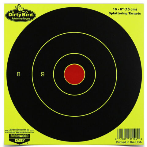 Birchwood Casey Dirty Bird 6 Inch Splattering Targets, 16 Pack
