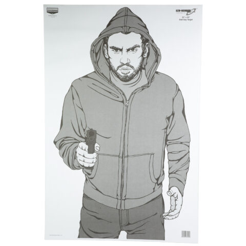 Birchwood Casey Eze-Scorer Bad Guy Target, 23x35, 100 Pack