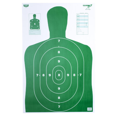 Birchwood Casey Eze-Scorer BC-27 Green Target, 23x35, 100 Pack