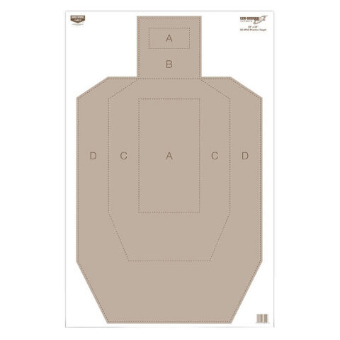 Birchwood Casey Eze-Scorer IPSC Practice Target, 23x35, 100 Targets