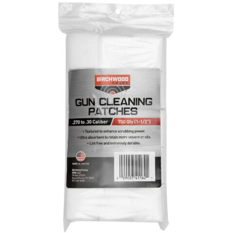 Birchwood Casey Cleaning Patches for .270-.30 Caliber, 750 Count