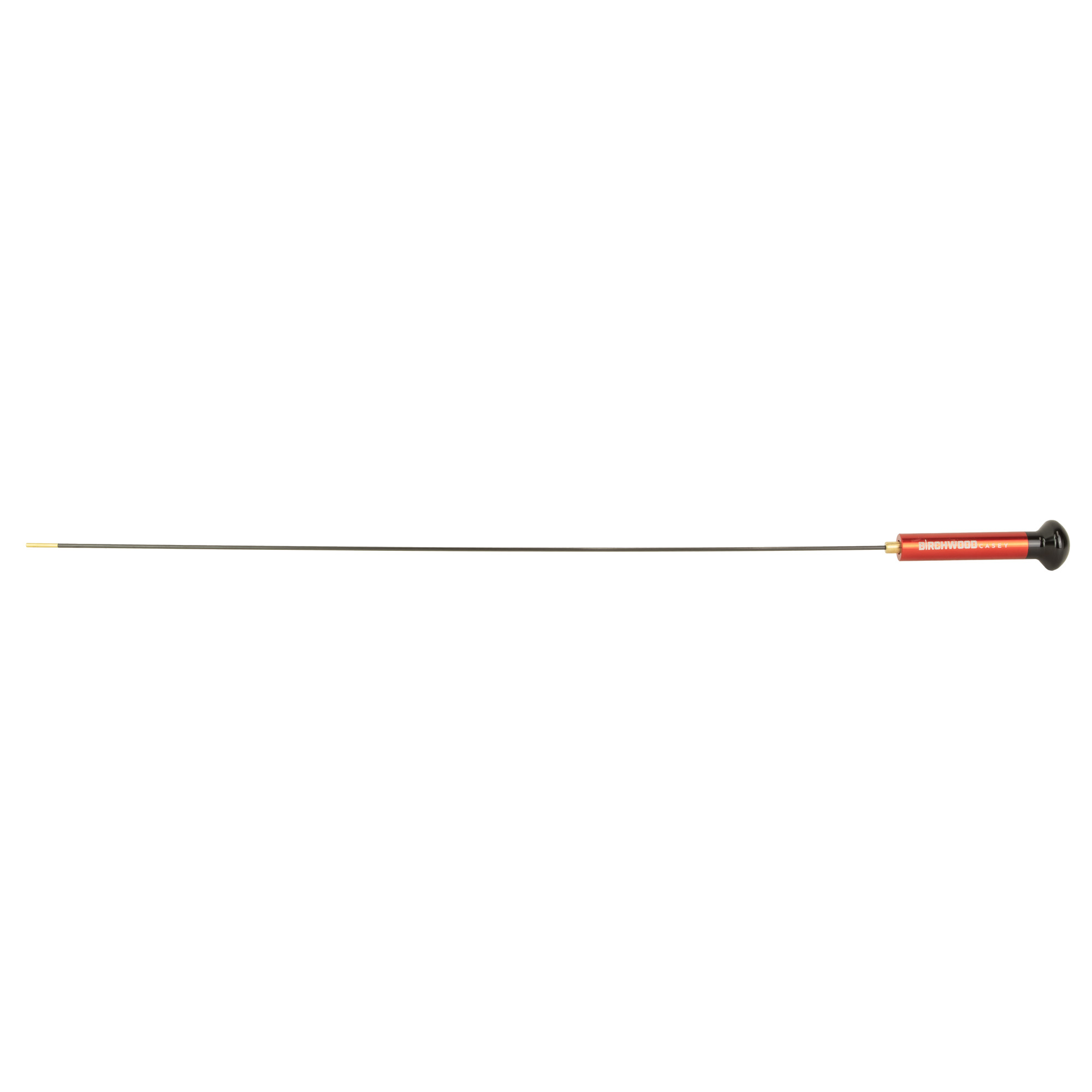 Birchwood Casey Premium Carbon one-piece cleaning rod with red handle and black end cap