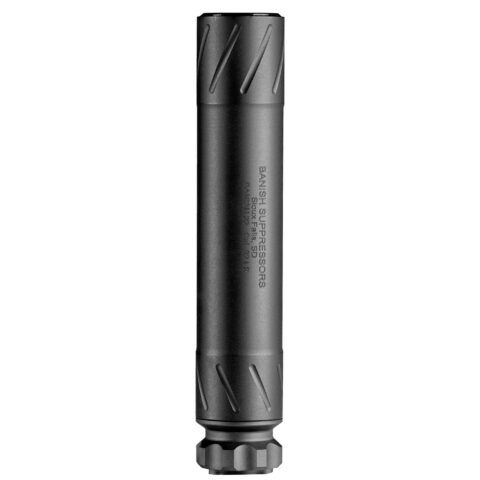Banish 22 .22 LR Suppressor, 1/2x28 Direct Thread, Titanium, Black