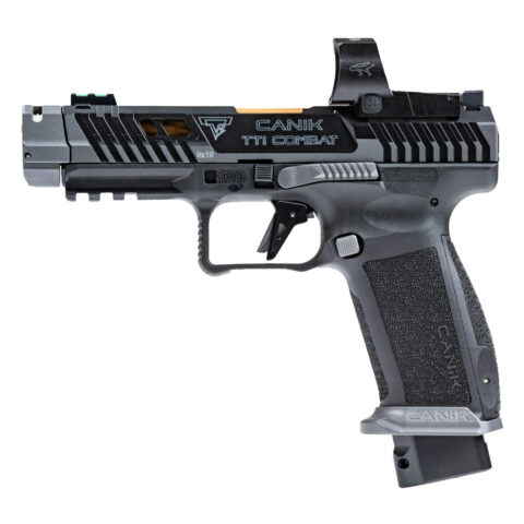 Canik TTI Combat 9mm, 4.6" Barrel, 18-Round, Smoke Cerakote