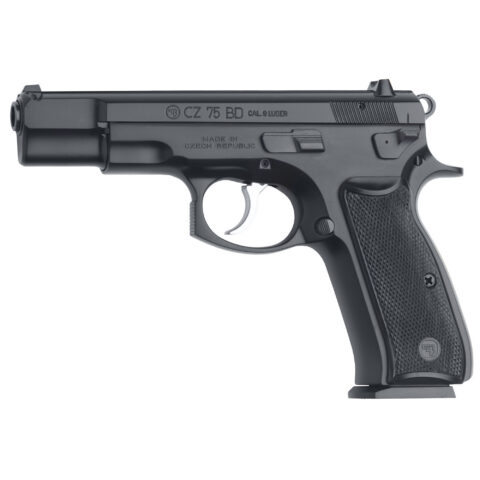 CZ 75BD 9mm, 4.6" Barrel, 10-Round, Black