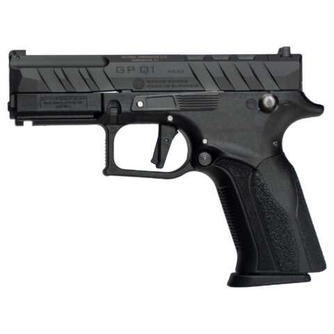 Grand Power Q1 MK23 9mm, 3.66" Barrel, 15-Round, Black