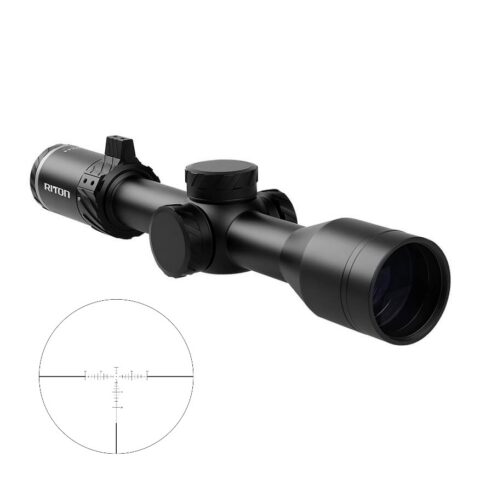 Riton X5 Primal 2-12x44 30mm PHD Reticle, Matte Black