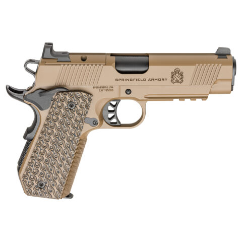 Springfield Armory 1911 TRP 9mm, 4.25" Barrel, 9-Round, Coyote Brown