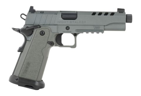 Tisas 1911 Night Stalker 9mm, 5.3" Barrel, 17+1, Gray Cerakote