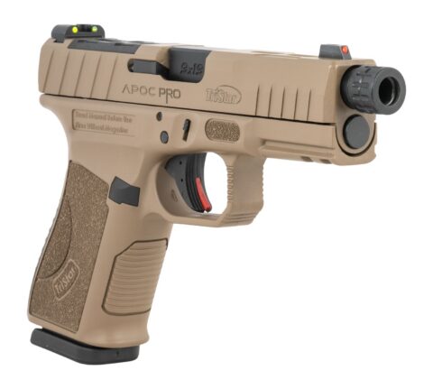 TriStar Apoc Pro 9mm, 4.50" Barrel, 15+1, Flat Dark Earth