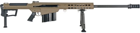 Barrett M107A1 .50 BMG, 20" Barrel, Fluted, Flat Dark Earth
