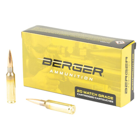 Berger Long Range Hybrid Target 6.5 Creedmoor 153.5gr Match, 20 Rounds