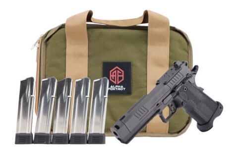 Alpha Foxtrot AF1911 Romulus 9mm, 4.25" Barrel, 20+1, Black