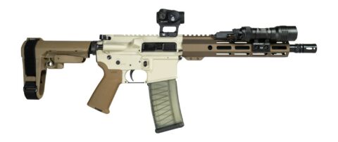 Shark Coast Tactical Nappstir 300 Blackout, 8" Barrel, 30+1, Two-Tone