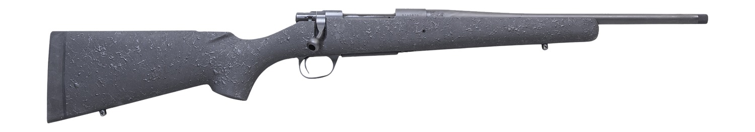Howa 1500 Superlite bolt-action rifle with black synthetic stock and threaded blued barrel