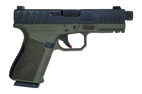TriStar APOC Pro 9mm, 4.50" Barrel, 15+1, OD Green / Black