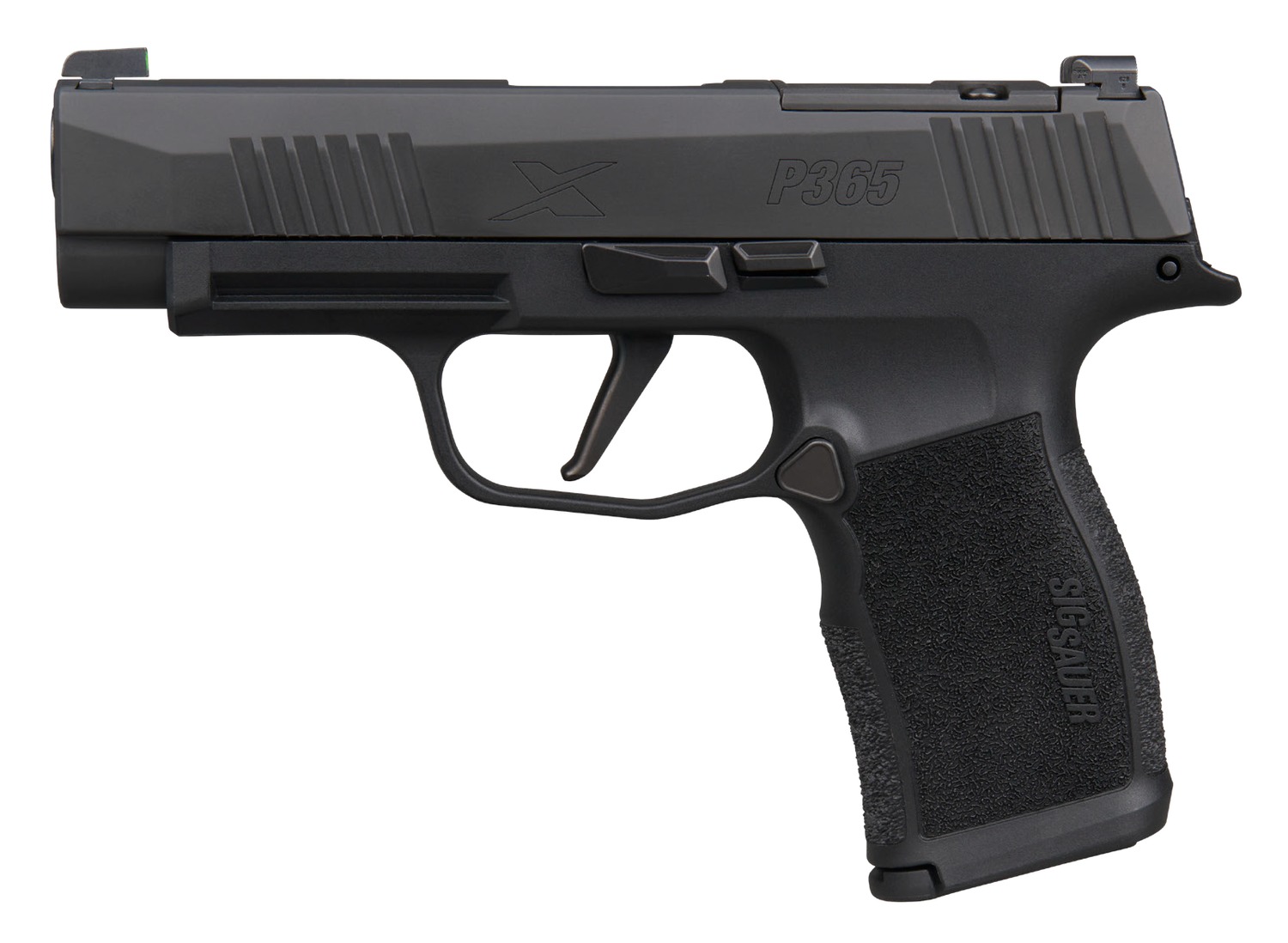 SIG Sauer P365 XL 9mm pistol in black with optic ready slide and X-RAY3 sights