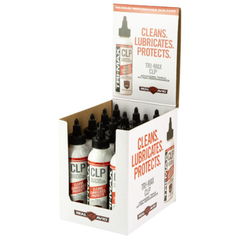 Real Avid Tri-Max CLP 4 oz, 12 Pack PDQ Display