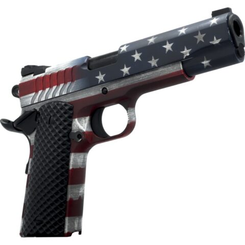 Dickinson 1911 .45 ACP, 4.37" Barrel, 8+1, American Flag Cerakote
