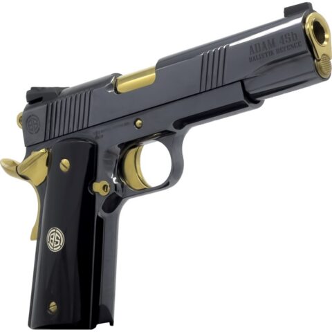 Dickinson Adam 1911 .45 ACP, 5" Barrel, 8+1, Black / Gold