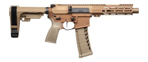 CMMG Mk4 22 LR Pistol, 4.5" Barrel, Bronze