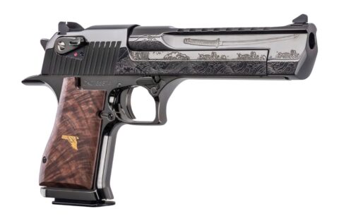 Magnum Research Desert Eagle .50 AE, 6" Barrel, 7+1, Dueling Katanas