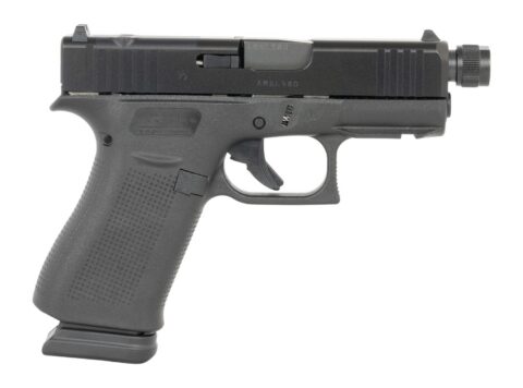 Glock G43X 9mm, 3.41" Barrel, 10+1, Black Optic Ready Threaded Barrel
