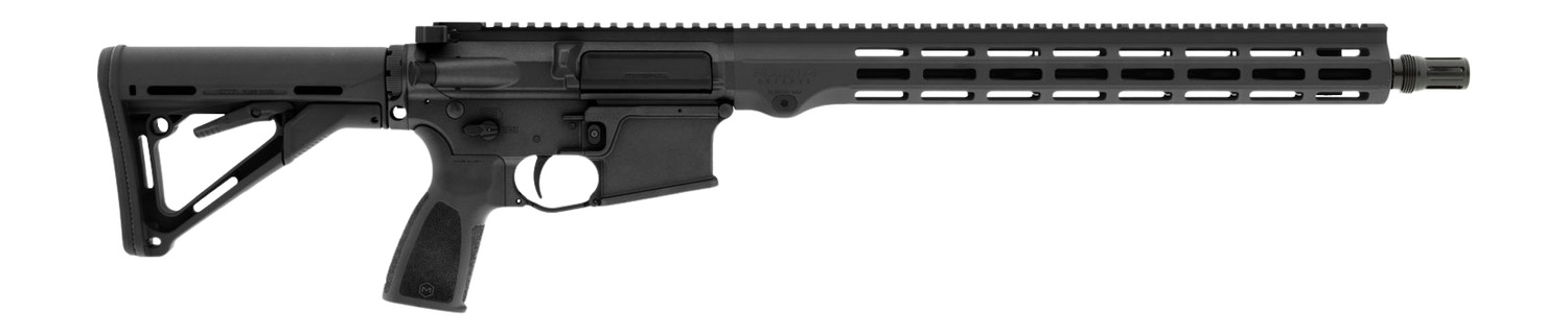 Black Maxim MD15 A3 5.56 rifle with Magpul CTR stock and slotted handguard