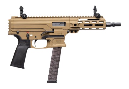 Panzer Arms ARP9 9mm, 6.5" Barrel, 33-Round, Coyote Tan