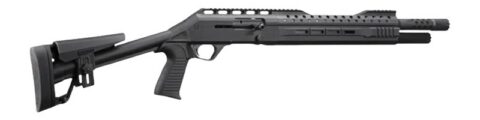 Panzer Arms 240 12 Gauge, 18.5" Barrel, 5+1, Black Tactical