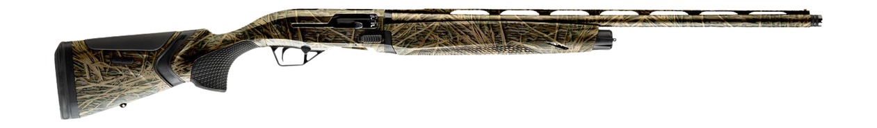 Beretta A400 Solo semi-auto shotgun with Mossy Oak Shadow Grass camo stock and barrel