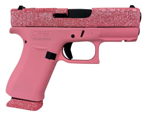 Glock 43X 9mm, 3.41" Barrel, 15+1, Pink Cerakote