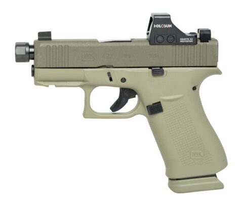Glock 43X 9mm, 3.41" Barrel, 15-Round, OD Green