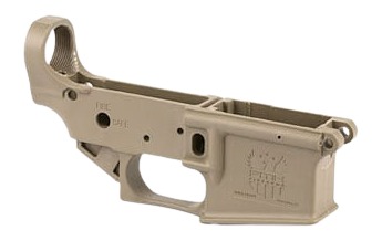 FMK AR-15 Extended Polymer Lower Receiver, Dark Earth