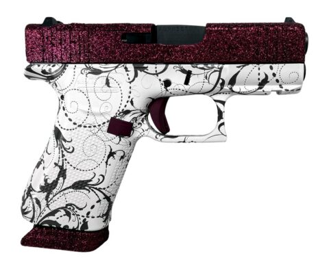 Glock 43X 9mm, 3.41" Barrel, 15+1, Two-Tone Pink and White