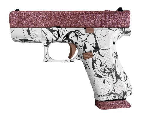 Glock 43X 9mm, 3.41" Barrel, 15+1, Pink Slide / White Frame