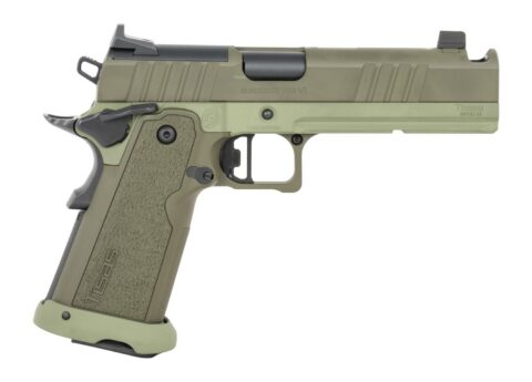TISAS Duty 9 9mm, 5" Barrel, 17-Round, OD Green