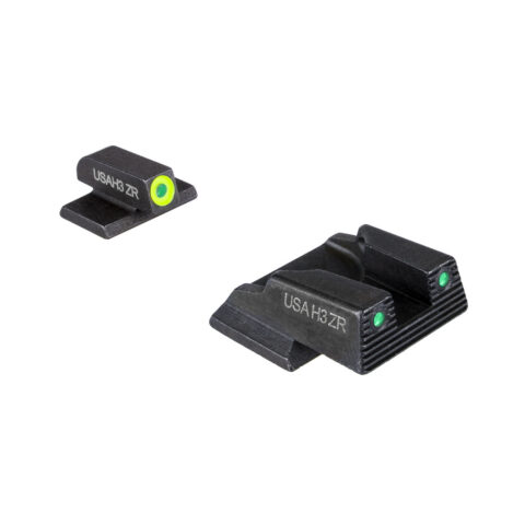 AmeriGlo Trooper Night Sight Set for S&W Bodyguard 2.0, Green Tritium