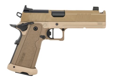 TISAS Duty 9 Shades of NJG V1 9mm, 5" Barrel, 17-Round, FDE
