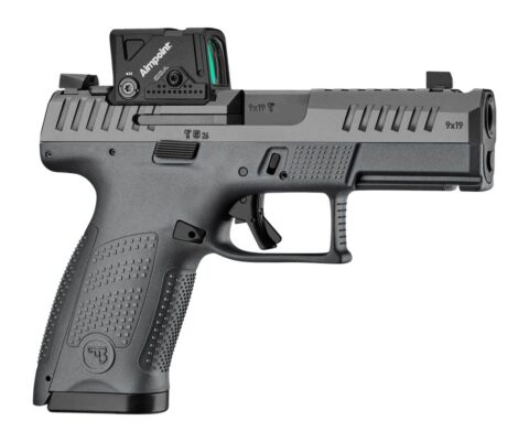 CZ P-10 C Ported Optic Ready 9mm, 4" Barrel, 15+1, Black