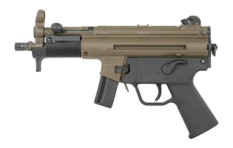 Heckler & Koch SP5K PDW 9mm, 5.83" Barrel, 10+1, Patriot Brown