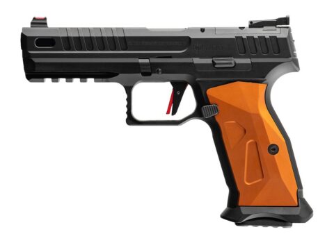 MAC RA9 Sport 9mm, 4.75" Barrel, 17+1, Orange Aluminum Grip