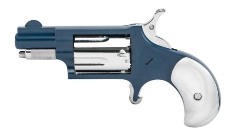 North American Arms Second Mate Mini 22 LR, 1.13" Barrel, 5-Round, Navy Blue Cerakote