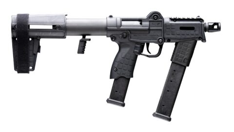 Kel-Tec SUB-SDPT 9mm Semi-Auto Carbine, 27+1, Folding Brace, Black