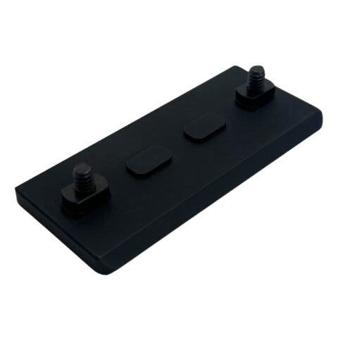 Amend2 M-LOK to ARCA Adapter, 3in Length, Black Anodized